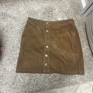 hollister corduroy skirt
